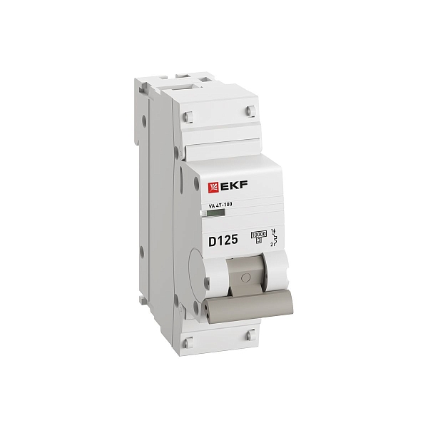 Автоматический выключатель ВА 47-100 1P 125А (D) 10kA PROXIMA EKF