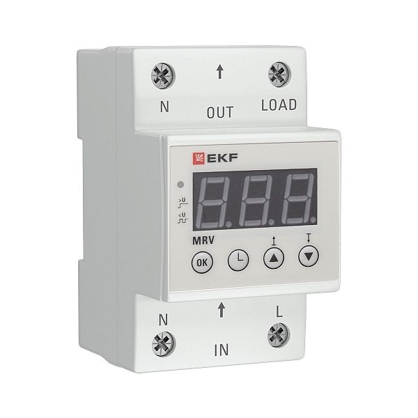 Реле напряжения с дисплеем MRV 63A EKF PROxima