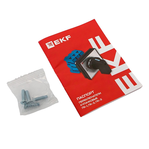 Переключатель кулачковый ПК-2-13 40А 3P «ВКЛ-ВЫКЛ» IP65 EKF