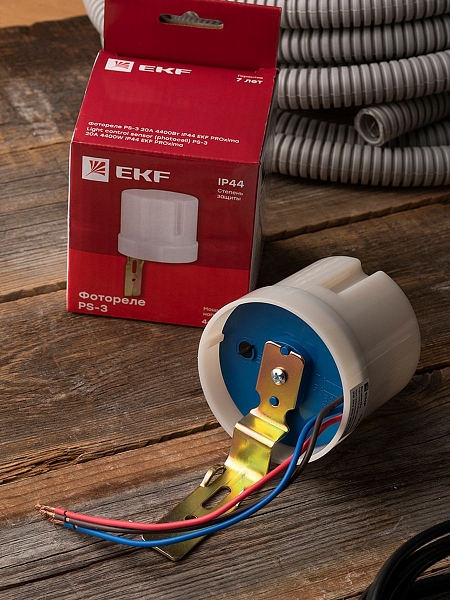 Фотореле PS-3 20А 4400Вт IP44 EKF PROxima