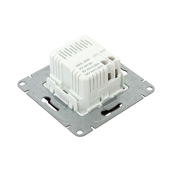 Механизм розетки USB-C - 2шт, мокко Эпика EKF