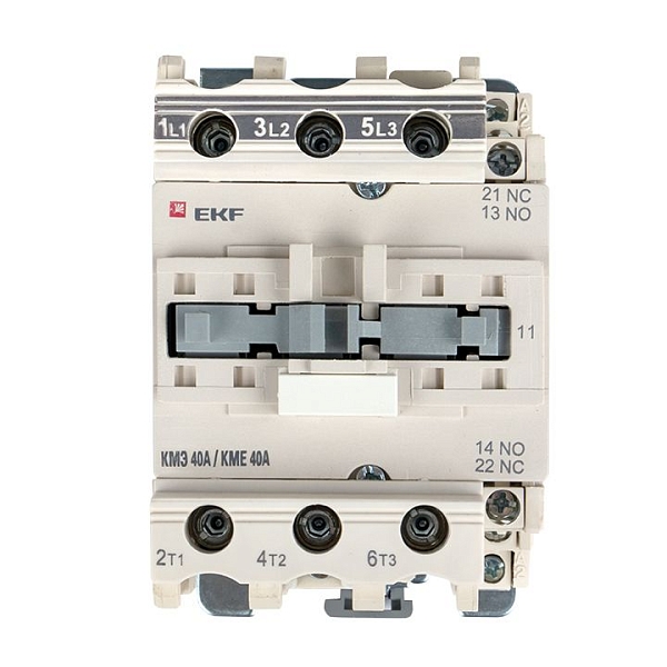 Контактор КМЭ-3 40А 1NO+1NC 230В AC EKF