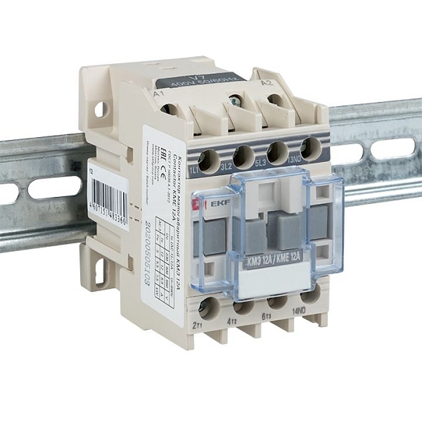 Контактор КМЭ-1 12А 1NO 230В AC EKF